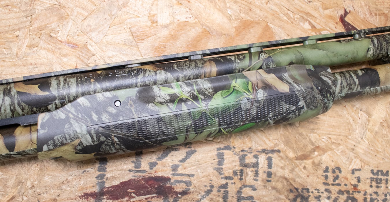 MOSSBERG 500 12 Gauge Used Shotgun with Mossy Oak Camo Finish and Accu-Choke Barrel